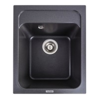 Гранітна мийка для кухні Platinum 4050 KORRADO матовий Моріон