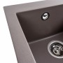 Гранітна мийка для кухні Platinum 4150 SOKIL матова Дюна