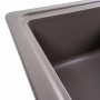 Гранітна мийка для кухні Platinum 6243 LIANA матова Дюна