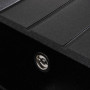 Гранітна мийка для кухні Platinum 7843 SOLID матовий Чорний металік