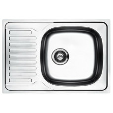 Кухонна мийка з нержавіючої сталі Platinum 7050 ДЕКОР (0,8/180 мм)