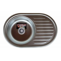 Кухонна мийка з нержавіючої сталі Platinum 7750 ПОЛІРОВКА (0,8/180 мм)