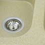 Гранітна мийка для кухні Platinum 7648W TWIN глянець Беж