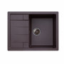 Гранітна мийка для кухні Platinum 6550 INTENSO матова Мокко