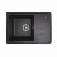 Гранітна мийка для кухні Platinum 6243 LIANA матова Шоколад