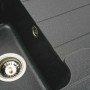 Гранітна мийка для кухні Platinum 7850 VERONA матова Антрацит