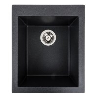 Гранітна мийка для кухні Platinum 4150 SOKIL матовий Карбон