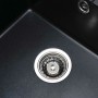 Гранітна мийка для кухні Platinum матова 5851 ARIA Чорний металік
