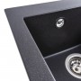 Гранітна мийка для кухні Platinum 4150 SOKIL матовий Моріон