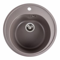 Гранітна мийка для кухні Platinum 510 LUNA матова Дюна