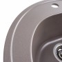 Гранітна мийка для кухні Platinum 510 LUNA матова Дюна