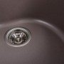 Гранітна мийка для кухні Platinum 510 LUNA матова Дюна