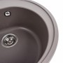 Гранітна мийка для кухні Platinum 510 LUNA матова Дюна
