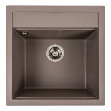 Гранітна мийка для кухні Platinum 5149 FIESTA матова Дюна