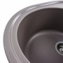 Гранітна мийка для кухні Platinum 6250 SOUL матова Дюна