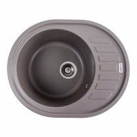 Гранітна мийка для кухні Platinum 6250 SOUL матова Дюна