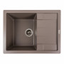 Гранітна мийка для кухні Platinum 6550 INTENSO матова Дюна