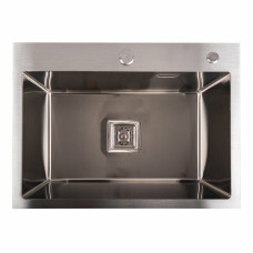 Кухонна мийка Platinum Handmade HSB 580х430х220 (квадратний сифон,3.0/1.0)