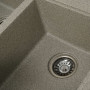 Гранітна мийка для кухні Platinum 7850 HARMONY матова Сіра