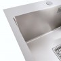 86*50 L Мийка нержавійка Platinum Handmade (квадратний сифон 3,0/1,0)