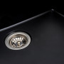 Гранітна мийка для кухні Platinum 7850 Bogema матова (чорна)