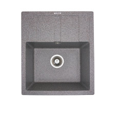 Гранітна мийка для кухні Platinum 5851 ARIA матова Мікс