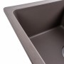 Гранітна мийка для кухні Platinum 6250 ZIRKONE матова Дюна