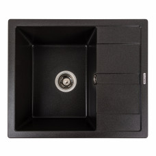 Гранітна мийка для кухні Platinum 5851 ARIA матовий Моріон