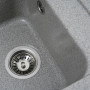 Гранітна мийка для кухні Platinum 4050 KORRADO матова Сіра