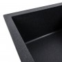 Гранітна мийка для кухні Platinum 7950 Selena матовий Карбон