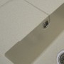 Гранітна мийка для кухні Platinum 5851 ARIA матова Пісок