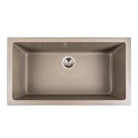 Гранітна мийка для кухні Platinum 7945 Paruana матовий Титан