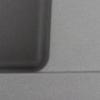 Гранітна мийка для кухні Platinum 6250 ZIRKONE матовий сірий металік