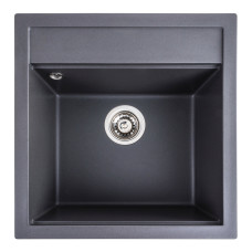 Гранітна мийка для кухні Platinum 5149 FIESTA матовий Моріон