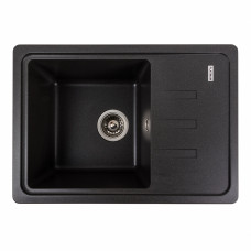 Гранітна мийка для кухні Platinum 6243 LIANA матовий Моріон