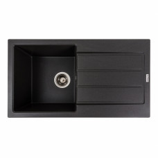 Гранітна мийка для кухні Platinum 7843 SOLID матовий Моріон