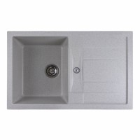 Гранітна мийка для кухні Platinum 7850 TROYA матова Топаз