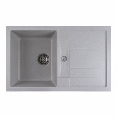 Гранітна мийка для кухні Platinum 7850 TROYA матова Топаз