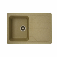 Гранітна мийка для кухні Platinum 7850 VERONA матова Беж