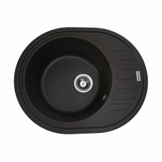 Гранітна мийка для кухні Platinum 6250 SOUL матова Шоколад