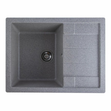 Гранітна мийка для кухні Platinum 6550 INTENSO матова Сіра