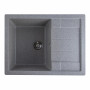 Гранітна мийка для кухні Platinum 6550 INTENSO матова Сіра