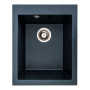 Гранітна мийка для кухні Platinum 4150 SOKIL матова (антрацит)