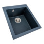 Гранітна мийка для кухні Platinum 4150 SOKIL матова (антрацит)