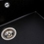 Гранітна мийка для кухні Platinum 7850 Bogema матова (чорна Gold)