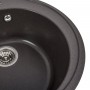 Гранітна мийка для кухні Platinum 510 LUNA матовая Гренадін