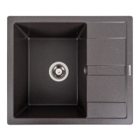 Гранітна мийка для кухні Platinum 5851 ARIA матовий Гренадін