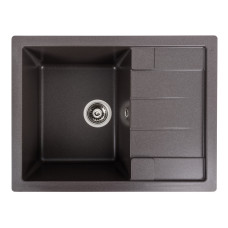 Гранітна мийка для кухні Platinum 6550 INTENSO матовий Гренадін