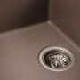 Гранітна мийка для кухні Platinum 7950 Selena матова Дюна