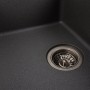 Гранітна мийка для кухні Platinum 6250 ZIRKONE матовий сірий мусон